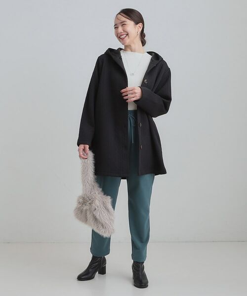 SHOO・LA・RUE / シューラルー カーディガン・ボレロ | 裏側ベロアジャージであったか ケーブルジャガードコーディガン | 詳細7