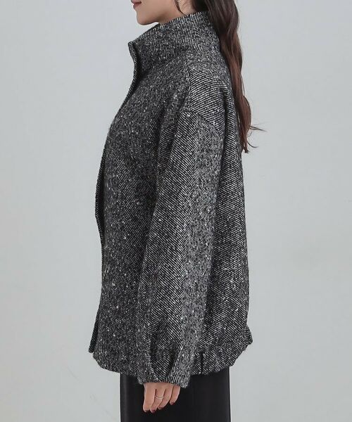 SHOO・LA・RUE / シューラルー レザーブルゾン・ジャケット | スタンドツイードブルゾン | 詳細10