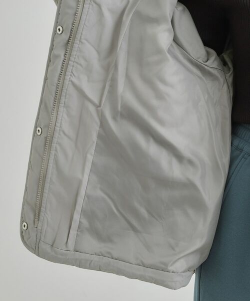 SHOO・LA・RUE / シューラルー レザーブルゾン・ジャケット | 【S-LL】異素材使いが目を惹く キルトフードブルゾン | 詳細17