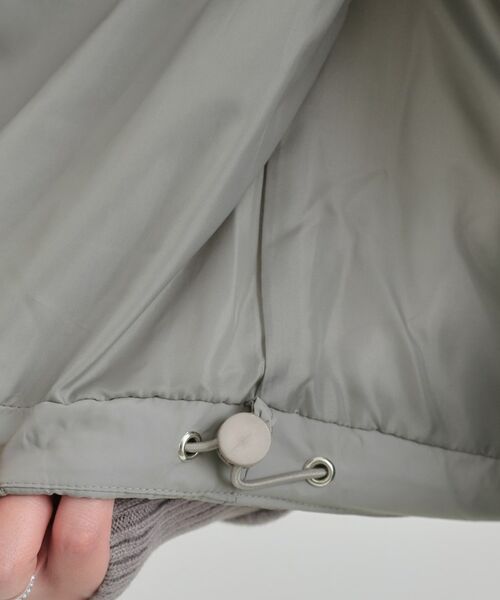 SHOO・LA・RUE / シューラルー レザーブルゾン・ジャケット | 【S-LL】異素材使いが目を惹く キルトフードブルゾン | 詳細18