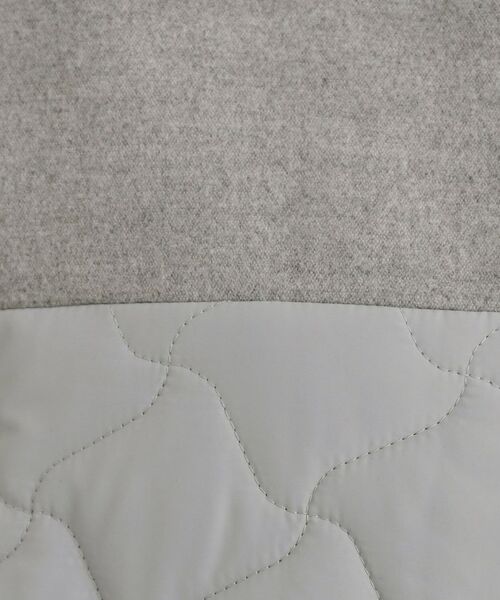 SHOO・LA・RUE / シューラルー レザーブルゾン・ジャケット | 【S-LL】異素材使いが目を惹く キルトフードブルゾン | 詳細4