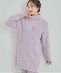 SHOO・LA・RUE / シューラルー ニット・セーター | 【洗濯機可/S-LL】女性らしい美シルエット ニットチュニックワンピース【CIRCRIC】