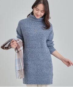 SHOO・LA・RUE / シューラルー ニット・セーター | 【洗濯機可/S-LL】女性らしい美シルエット ニットチュニックワンピース【CIRCRIC】