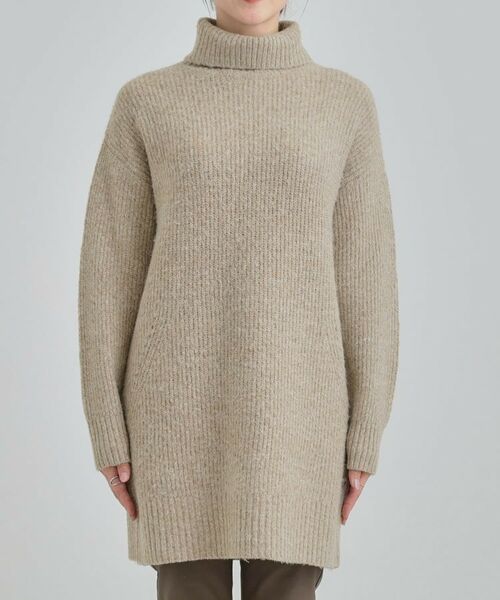 SHOO・LA・RUE / シューラルー ニット・セーター | 【洗濯機可/S-LL】女性らしい美シルエット ニットチュニックワンピース【CIRCRIC】 | 詳細17