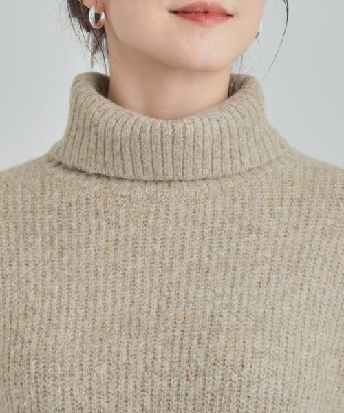 SHOO・LA・RUE / シューラルー ニット・セーター | 【洗濯機可/S-LL】女性らしい美シルエット ニットチュニックワンピース【CIRCRIC】 | 詳細20