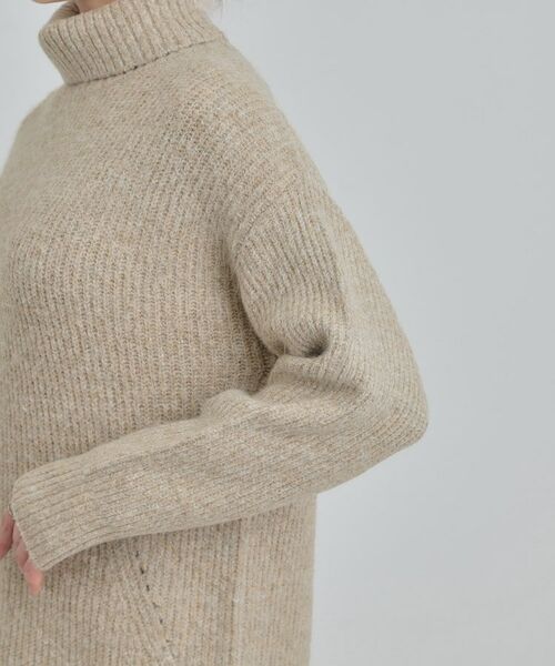 SHOO・LA・RUE / シューラルー ニット・セーター | 【洗濯機可/S-LL】女性らしい美シルエット ニットチュニックワンピース【CIRCRIC】 | 詳細21