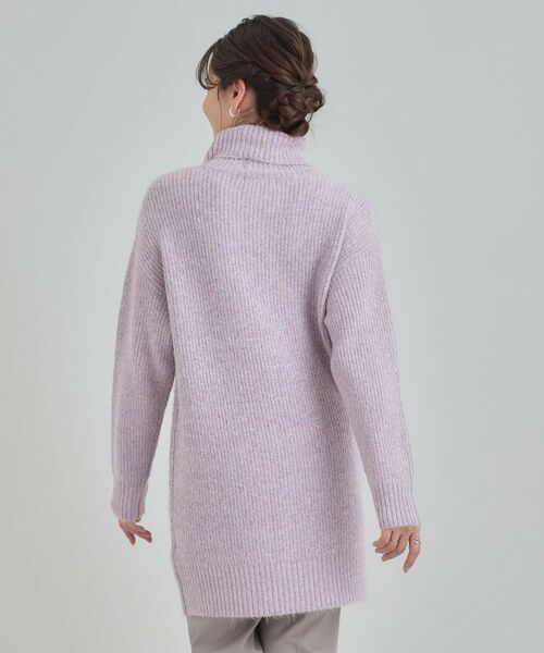 SHOO・LA・RUE / シューラルー ニット・セーター | 【洗濯機可/S-LL】女性らしい美シルエット ニットチュニックワンピース【CIRCRIC】 | 詳細6