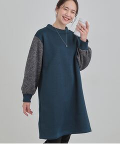 SHOO・LA・RUE / シューラルー チュニック | 【S-LL/あったか】お袖チェック裏起毛チュニック