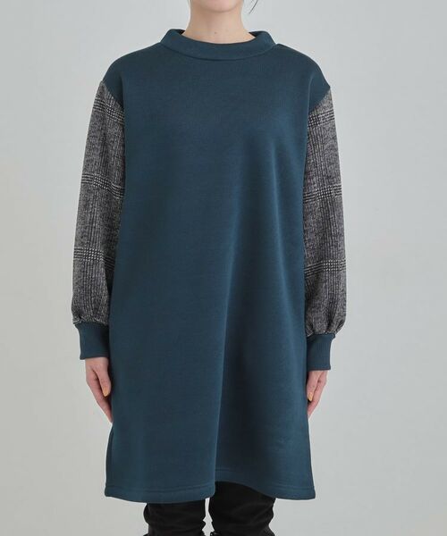 SHOO・LA・RUE / シューラルー チュニック | 【S-LL/あったか】お袖チェック裏起毛チュニック | 詳細13