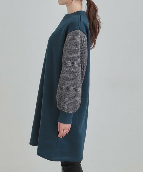 SHOO・LA・RUE / シューラルー チュニック | 【S-LL/あったか】お袖チェック裏起毛チュニック | 詳細14