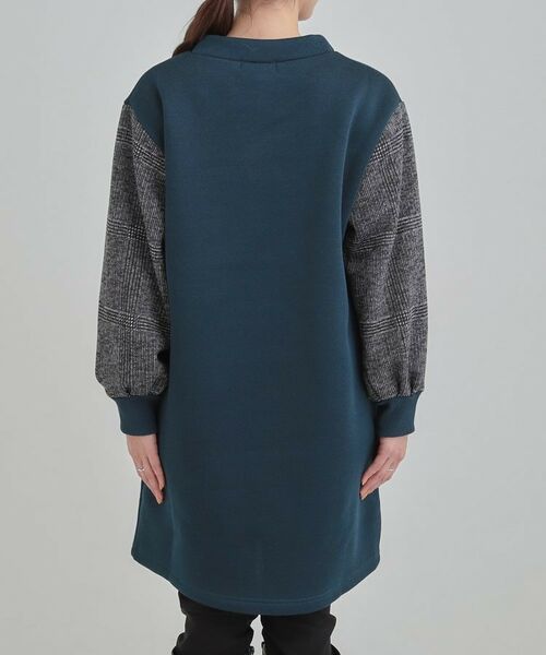 SHOO・LA・RUE / シューラルー チュニック | 【S-LL/あったか】お袖チェック裏起毛チュニック | 詳細15