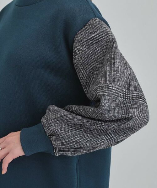 SHOO・LA・RUE / シューラルー チュニック | 【S-LL/あったか】お袖チェック裏起毛チュニック | 詳細17