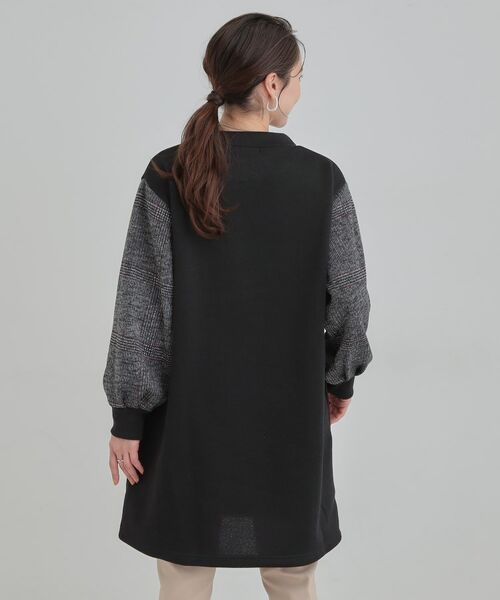 SHOO・LA・RUE / シューラルー チュニック | 【S-LL/あったか】お袖チェック裏起毛チュニック | 詳細6