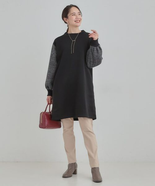 SHOO・LA・RUE / シューラルー チュニック | 【S-LL/あったか】お袖チェック裏起毛チュニック | 詳細7