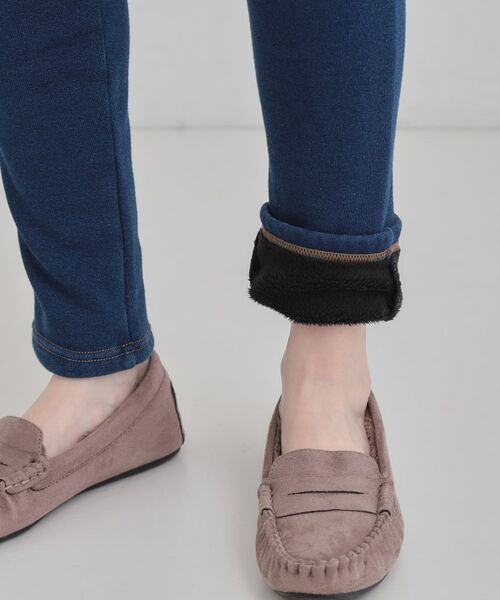 SHOO・LA・RUE / シューラルー パンツ | 【あったか】裏シャギーデニム風レギンス | 詳細17