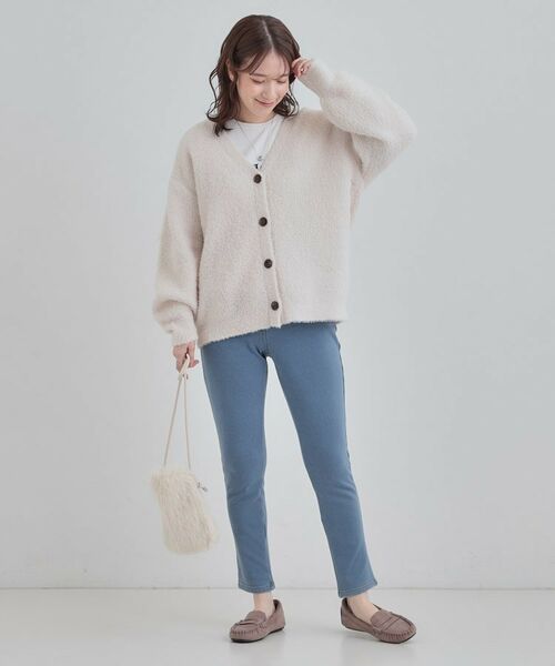 SHOO・LA・RUE / シューラルー パンツ | 【あったか】裏シャギーデニム風レギンス | 詳細3