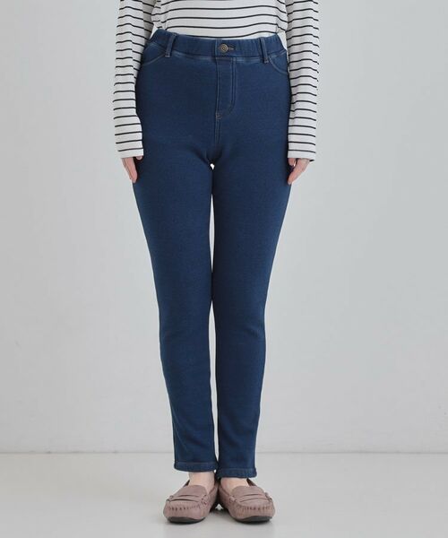 SHOO・LA・RUE / シューラルー パンツ | 【あったか】裏シャギーデニム風レギンス | 詳細9