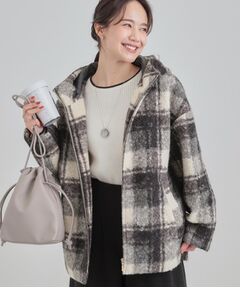 SHOO・LA・RUE / シューラルー その他アウター | ブークレチェックフードコート