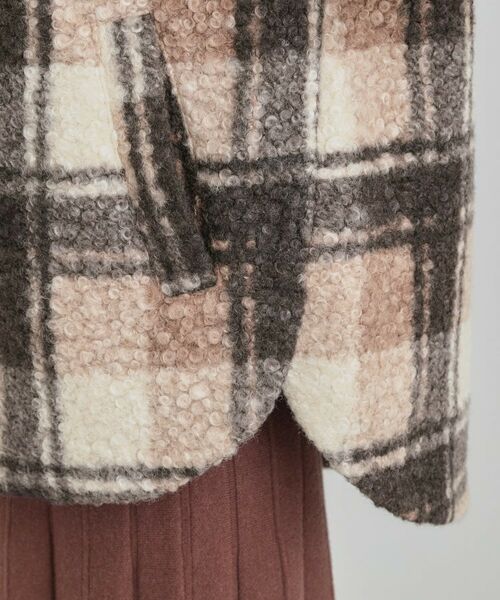 SHOO・LA・RUE / シューラルー その他アウター | ブークレチェックフードコート | 詳細15