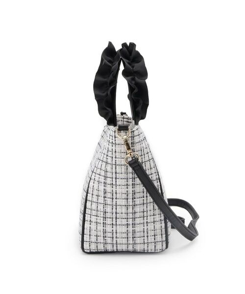 SHOO・LA・RUE / シューラルー トートバッグ | フリルハンドルツイードトートバッグ | 詳細10