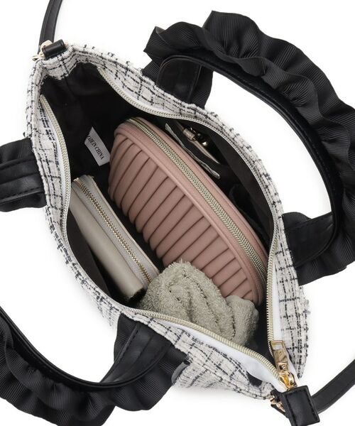 SHOO・LA・RUE / シューラルー トートバッグ | フリルハンドルツイードトートバッグ | 詳細16