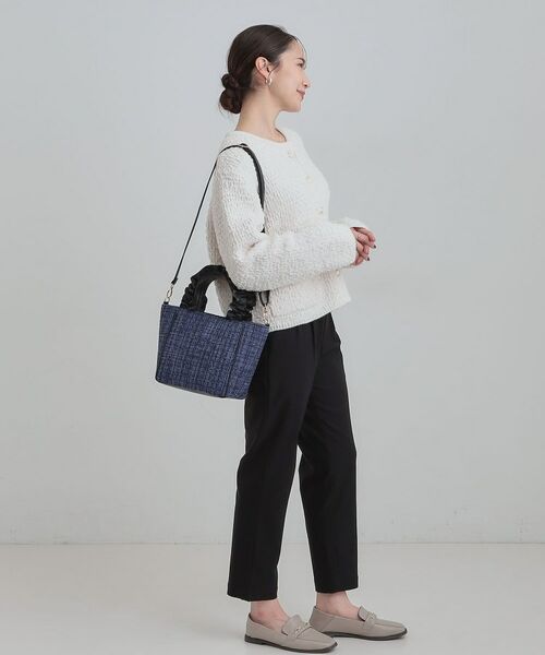 SHOO・LA・RUE / シューラルー トートバッグ | フリルハンドルツイードトートバッグ | 詳細4