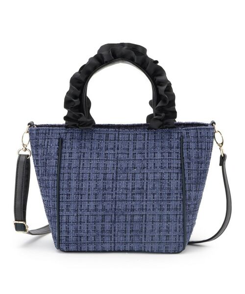 SHOO・LA・RUE / シューラルー トートバッグ | フリルハンドルツイードトートバッグ | 詳細8