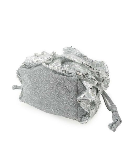 SHOO・LA・RUE / シューラルー ショルダーバッグ | スパンコールフリル巾着ショルダーバッグ | 詳細12