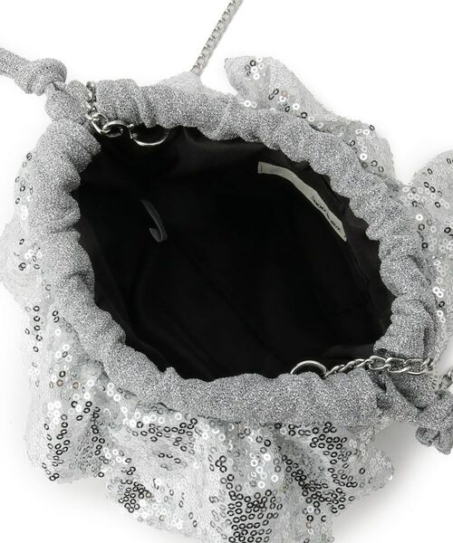 SHOO・LA・RUE / シューラルー ショルダーバッグ | スパンコールフリル巾着ショルダーバッグ | 詳細13