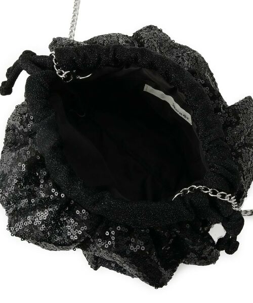 SHOO・LA・RUE / シューラルー ショルダーバッグ | スパンコールフリル巾着ショルダーバッグ | 詳細14