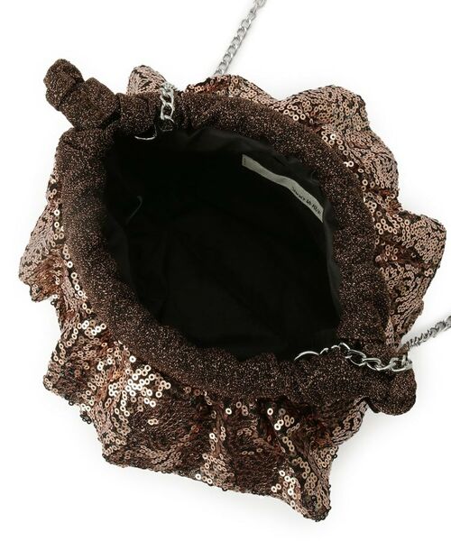 SHOO・LA・RUE / シューラルー ショルダーバッグ | スパンコールフリル巾着ショルダーバッグ | 詳細15