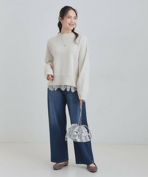 SHOO・LA・RUE / シューラルー ショルダーバッグ | スパンコールフリル巾着ショルダーバッグ | 詳細6