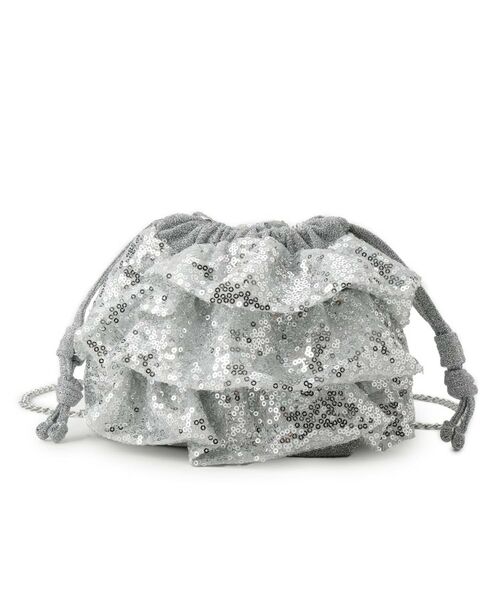 SHOO・LA・RUE / シューラルー ショルダーバッグ | スパンコールフリル巾着ショルダーバッグ | 詳細9