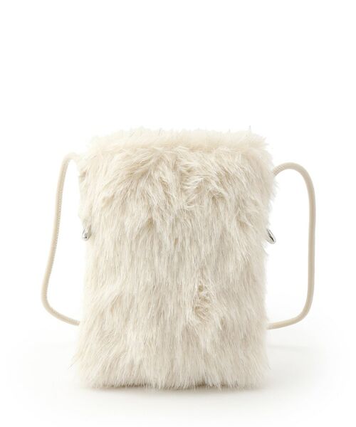 SHOO・LA・RUE / シューラルー ショルダーバッグ | ラメ入りファーが目を惹く ミニショルダーバッグ | 詳細11