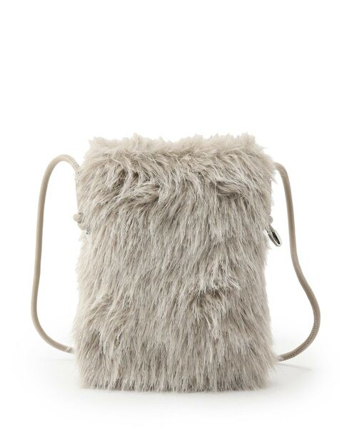 SHOO・LA・RUE / シューラルー ショルダーバッグ | ラメ入りファーが目を惹く ミニショルダーバッグ | 詳細14