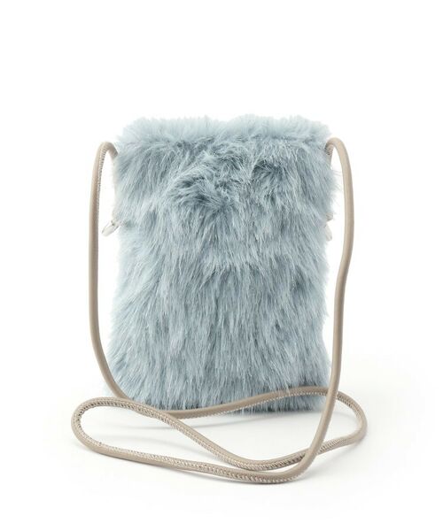 SHOO・LA・RUE / シューラルー ショルダーバッグ | ラメ入りファーが目を惹く ミニショルダーバッグ | 詳細17