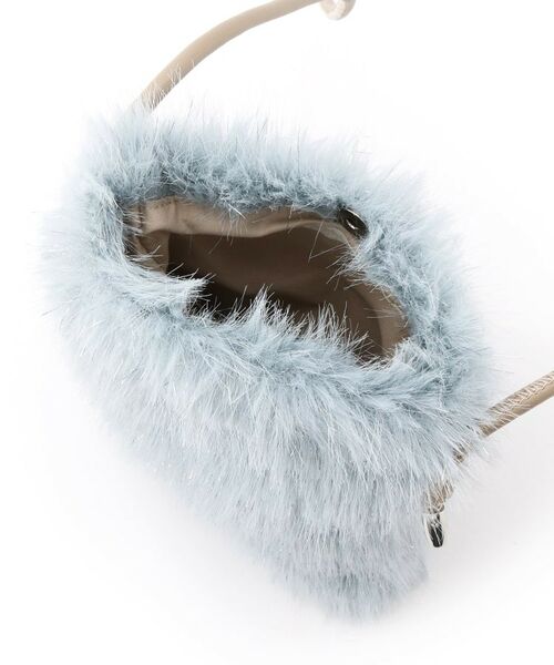 SHOO・LA・RUE / シューラルー ショルダーバッグ | ラメ入りファーが目を惹く ミニショルダーバッグ | 詳細19