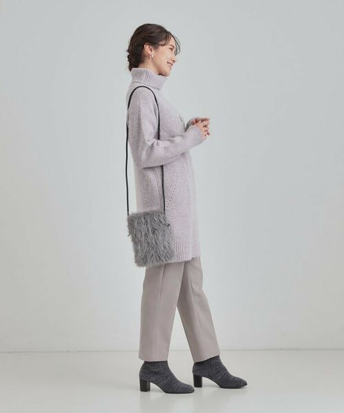 SHOO・LA・RUE / シューラルー ショルダーバッグ | ラメ入りファーが目を惹く ミニショルダーバッグ | 詳細4