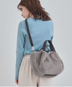 SHOO・LA・RUE / シューラルー トートバッグ | ファー2層2WAYトートバッグ