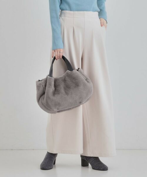 SHOO・LA・RUE / シューラルー トートバッグ | ファー2層2WAYトートバッグ | 詳細1