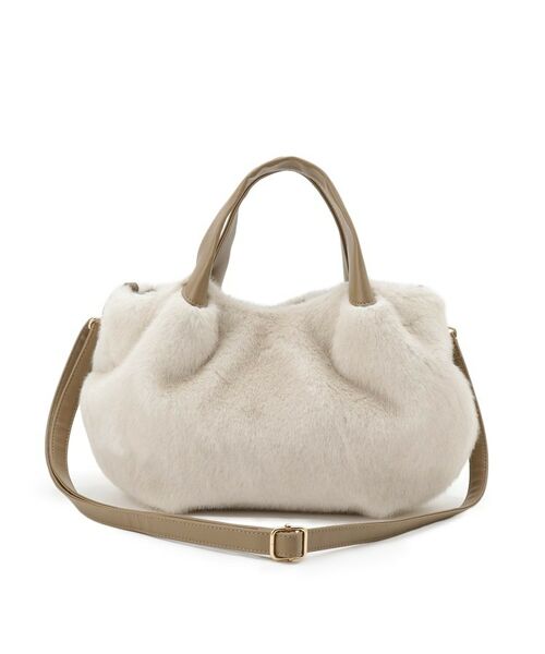 SHOO・LA・RUE / シューラルー トートバッグ | ファー2層2WAYトートバッグ | 詳細11