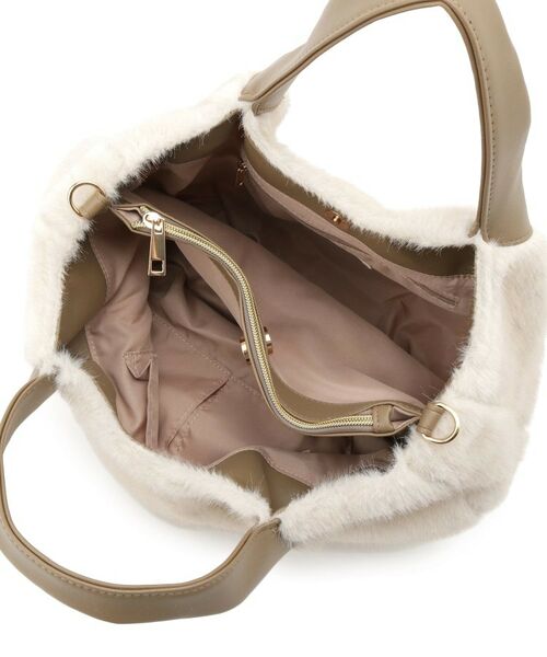 SHOO・LA・RUE / シューラルー トートバッグ | ファー2層2WAYトートバッグ | 詳細13