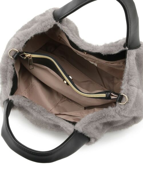 SHOO・LA・RUE / シューラルー トートバッグ | ファー2層2WAYトートバッグ | 詳細14
