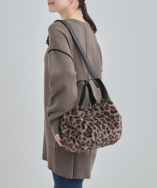 SHOO・LA・RUE / シューラルー トートバッグ | ファー2層2WAYトートバッグ | 詳細3