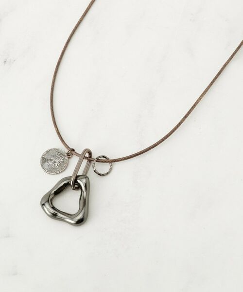 SHOO・LA・RUE / シューラルー ネックレス・ペンダント・チョーカー | ハートコインひもネックレス | 詳細1