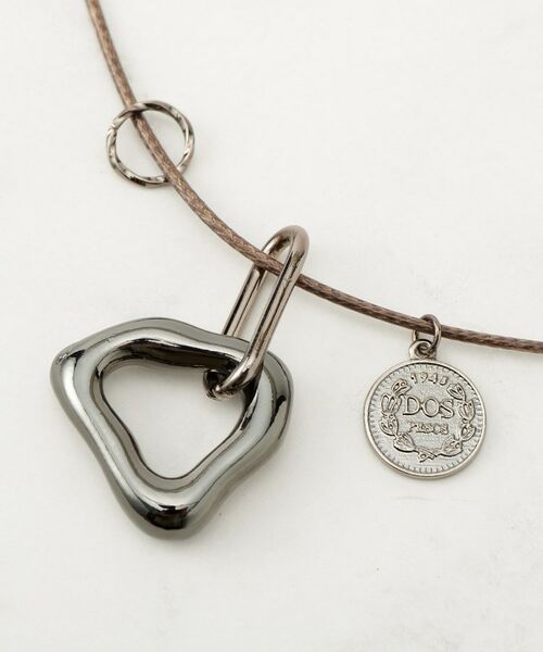 SHOO・LA・RUE / シューラルー ネックレス・ペンダント・チョーカー | ハートコインひもネックレス | 詳細4