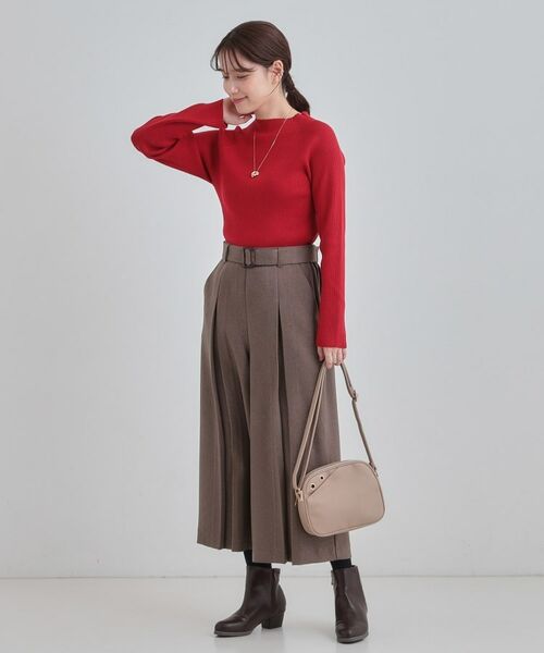 SHOO・LA・RUE / シューラルー ニット・セーター | 【洗濯機可】ちくちくしにくい やわらかリブハイネックニット | 詳細11