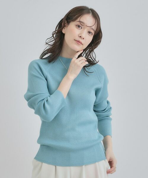 SHOO・LA・RUE / シューラルー ニット・セーター | 【洗濯機可】ちくちくしにくい やわらかリブハイネックニット | 詳細13