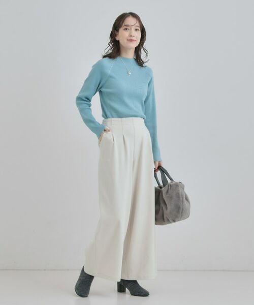 SHOO・LA・RUE / シューラルー ニット・セーター | 【洗濯機可】ちくちくしにくい やわらかリブハイネックニット | 詳細15