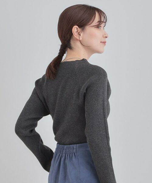 SHOO・LA・RUE / シューラルー ニット・セーター | 【洗濯機可】ちくちくしにくい やわらかリブハイネックニット | 詳細2